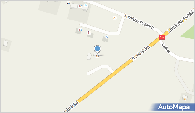 Kobylice, Trzebnicka, 29, mapa Kobylice