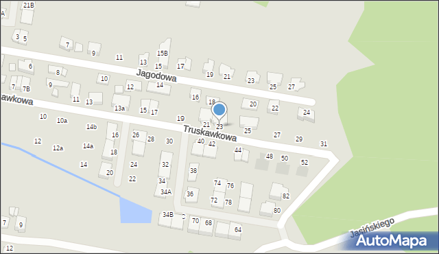 Kobyłka, Truskawkowa, 23, mapa Kobyłka