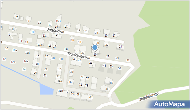 Kobyłka, Truskawkowa, 25, mapa Kobyłka