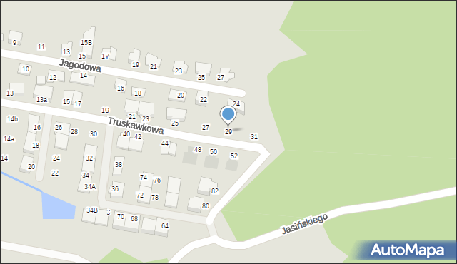Kobyłka, Truskawkowa, 29, mapa Kobyłka
