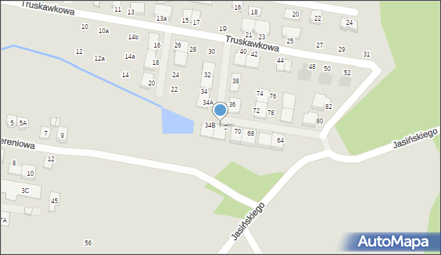Kobyłka, Truskawkowa, 34C, mapa Kobyłka