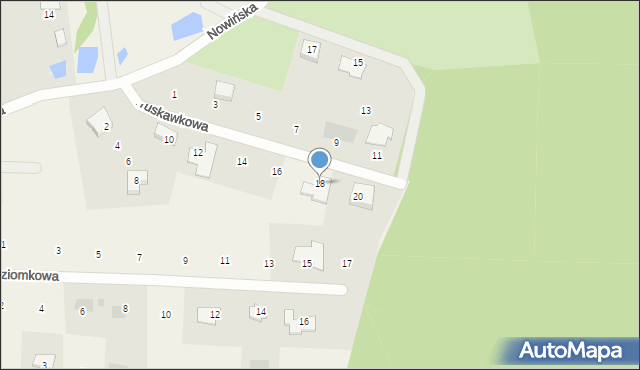 Kolbudy, Truskawkowa, 18, mapa Kolbudy