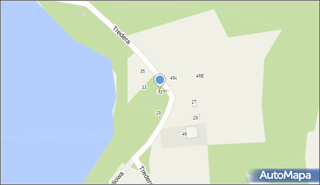 Koleczkowo, Tredera Józefa, 31, mapa Koleczkowo