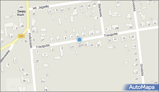 Kowal, Traugutta Romualda, gen., 12, mapa Kowal