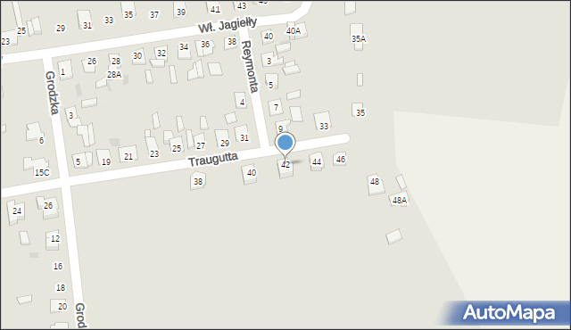 Kowal, Traugutta Romualda, gen., 42, mapa Kowal