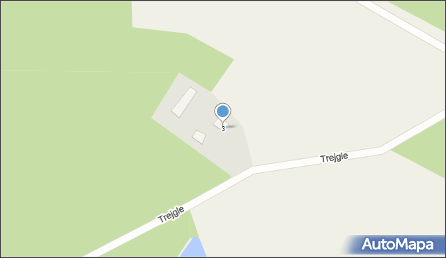 Kundzicze, Trejgle, 3, mapa Kundzicze
