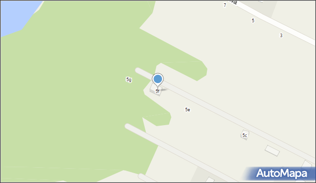 Łagówek, Trześniowska, 5f, mapa Łagówek