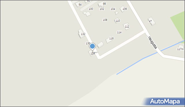 Łańcut, Traugutta Romualda, gen., 128, mapa Łańcut