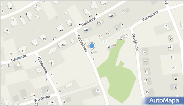 Łochowo, Trzmielowa, 5, mapa Łochowo