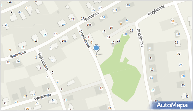 Łochowo, Trzmielowa, 7, mapa Łochowo