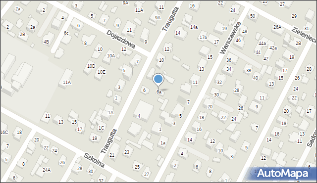 Marki, Traugutta Romualda, gen., 6a, mapa Marki