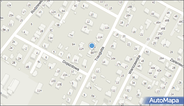 Marki, Traugutta Romualda, gen., 9A, mapa Marki