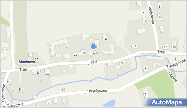 Mechowo, Trelli Zygmunta, ks., 18, mapa Mechowo