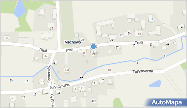 Mechowo, Trelli Zygmunta, ks., 29, mapa Mechowo