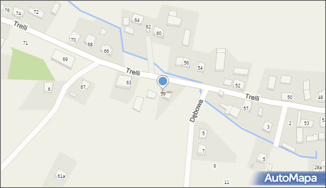 Mechowo, Trelli Zygmunta, ks., 59, mapa Mechowo