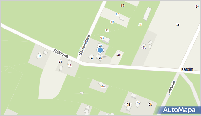Mieszkowo, Traktowa, 4D, mapa Mieszkowo