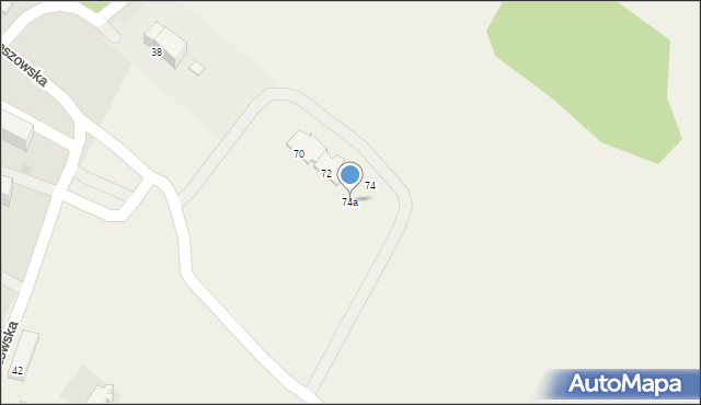 Młoszowa, Trzebińska, 74a, mapa Młoszowa