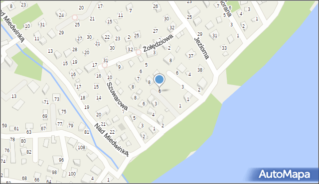 Morzyczyn, Trzcinowa, 6, mapa Morzyczyn