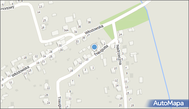 Myszków, Traugutta Romualda, gen., 6, mapa Myszków