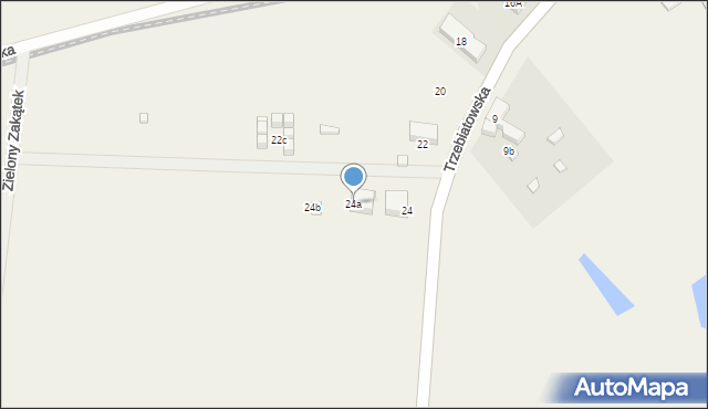 Niechorze, Trzebiatowska, 24a, mapa Niechorze