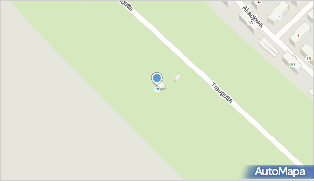 Nowa Ruda, Traugutta Romualda, gen., 12, mapa Nowa Ruda