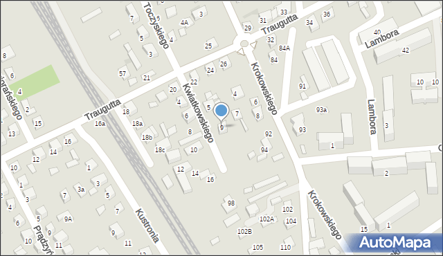 Nowy Sącz, Traugutta Romualda, gen., 22B, mapa Nowego Sącza