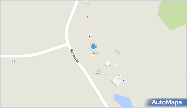 Olsztyn, Trylińskiego Władysława, 13, mapa Olsztyna