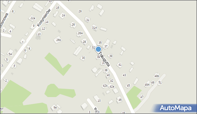 Ostrów Mazowiecka, Traugutta Romualda, gen., 34, mapa Ostrów Mazowiecka