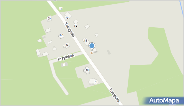 Ostrów Mazowiecka, Traugutta Romualda, gen., 87, mapa Ostrów Mazowiecka