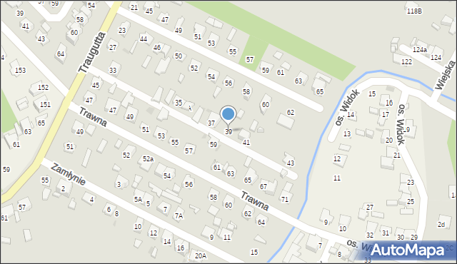 Ostrowiec Świętokrzyski, Traugutta Romualda, gen., 39, mapa Ostrowiec Świętokrzyski