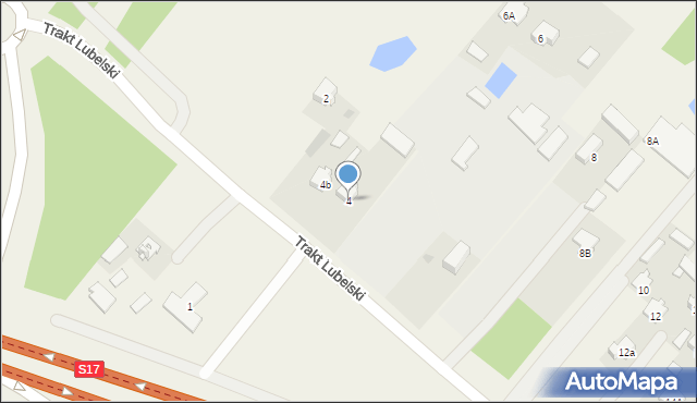 Ostrowik, Trakt Lubelski, 7, mapa Ostrowik