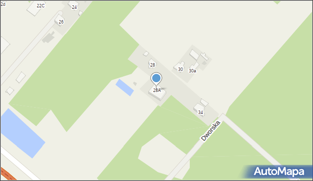 Ostrowik, Trakt Lubelski, 71, mapa Ostrowik