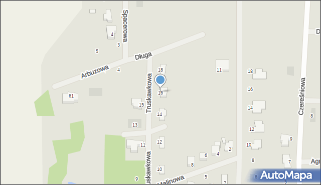 Płońsk, Truskawkowa, 16, mapa Płońsk