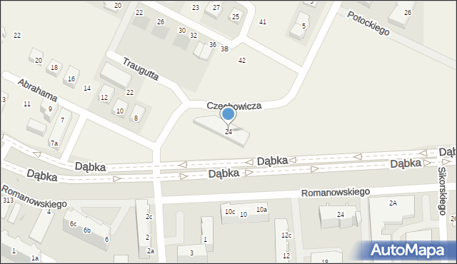 Pogórze, Traugutta Romualda, gen., 24, mapa Pogórze