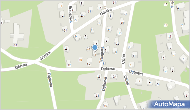 Polanica-Zdrój, Traugutta Romualda, gen., 3, mapa Polanica-Zdrój