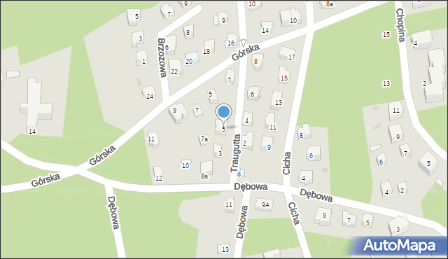 Polanica-Zdrój, Traugutta Romualda, gen., 5, mapa Polanica-Zdrój