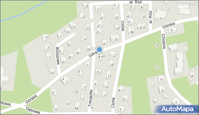 Polanica-Zdrój, Traugutta Romualda, gen., 8, mapa Polanica-Zdrój