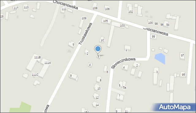 Polkowice, Truskawkowa, 3, mapa Polkowice