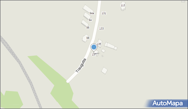 Pyskowice, Traugutta Romualda, gen., 137, mapa Pyskowice