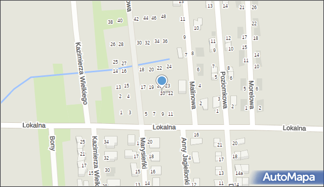 Pyskowice, Truskawkowa, 10, mapa Pyskowice