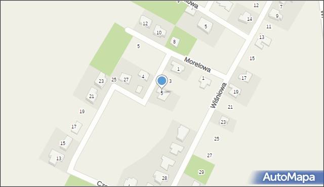 Radłów, Truskawkowa, 5, mapa Radłów