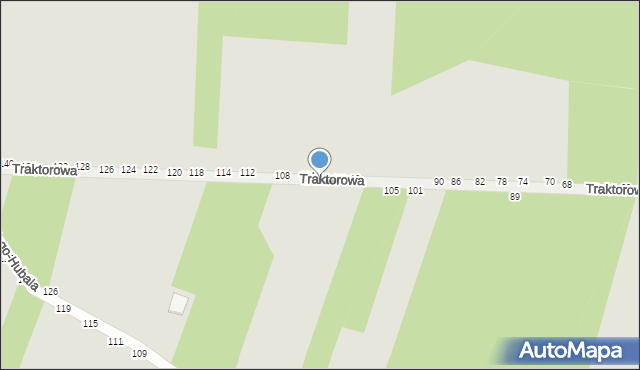 Radomsko, Traktorowa, 113, mapa Radomsko