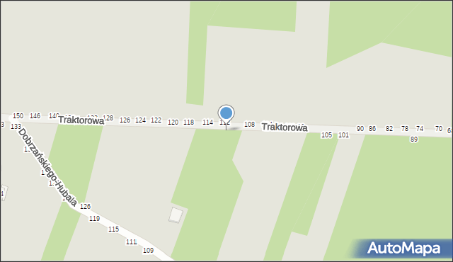 Radomsko, Traktorowa, 123, mapa Radomsko