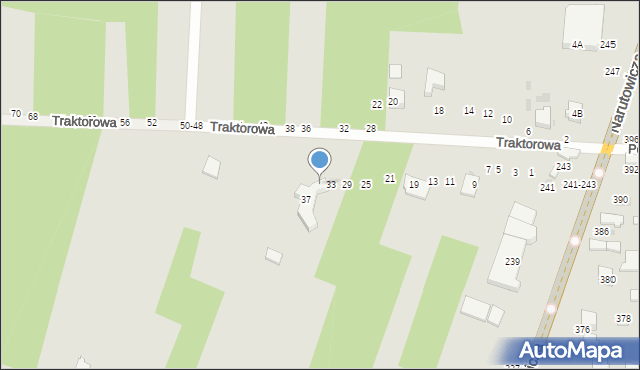 Radomsko, Traktorowa, 37-39, mapa Radomsko