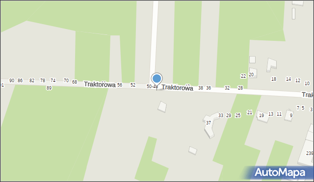 Radomsko, Traktorowa, 59, mapa Radomsko