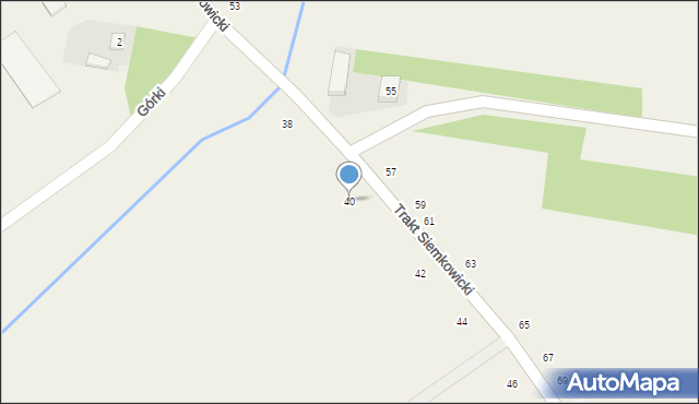 Radoszewice, Trakt Siemkowicki, 40, mapa Radoszewice