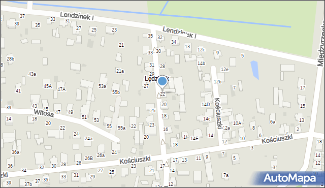 Radzyń Podlaski, Traugutta Romualda, gen., 22, mapa Radzyń Podlaski