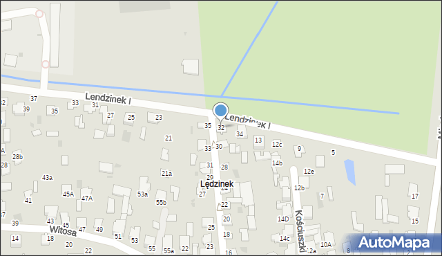 Radzyń Podlaski, Traugutta Romualda, gen., 32, mapa Radzyń Podlaski