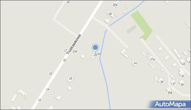 Radzyń Podlaski, Truskawkowa, 22, mapa Radzyń Podlaski