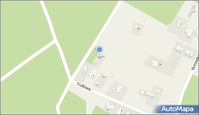 Rozgarty, Truflowa, 5A, mapa Rozgarty